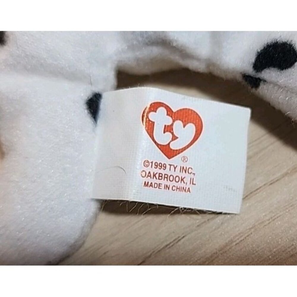 1999 TY Teenie Beanie Baby Dotty the Dalmatian - Picture 6 of 7